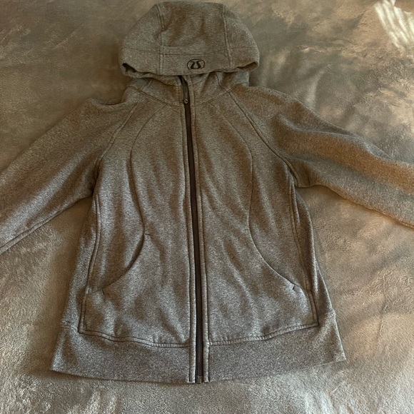 Lululemon Hesther Gray Scuba Zip Up 12 - Picture 3 of 8